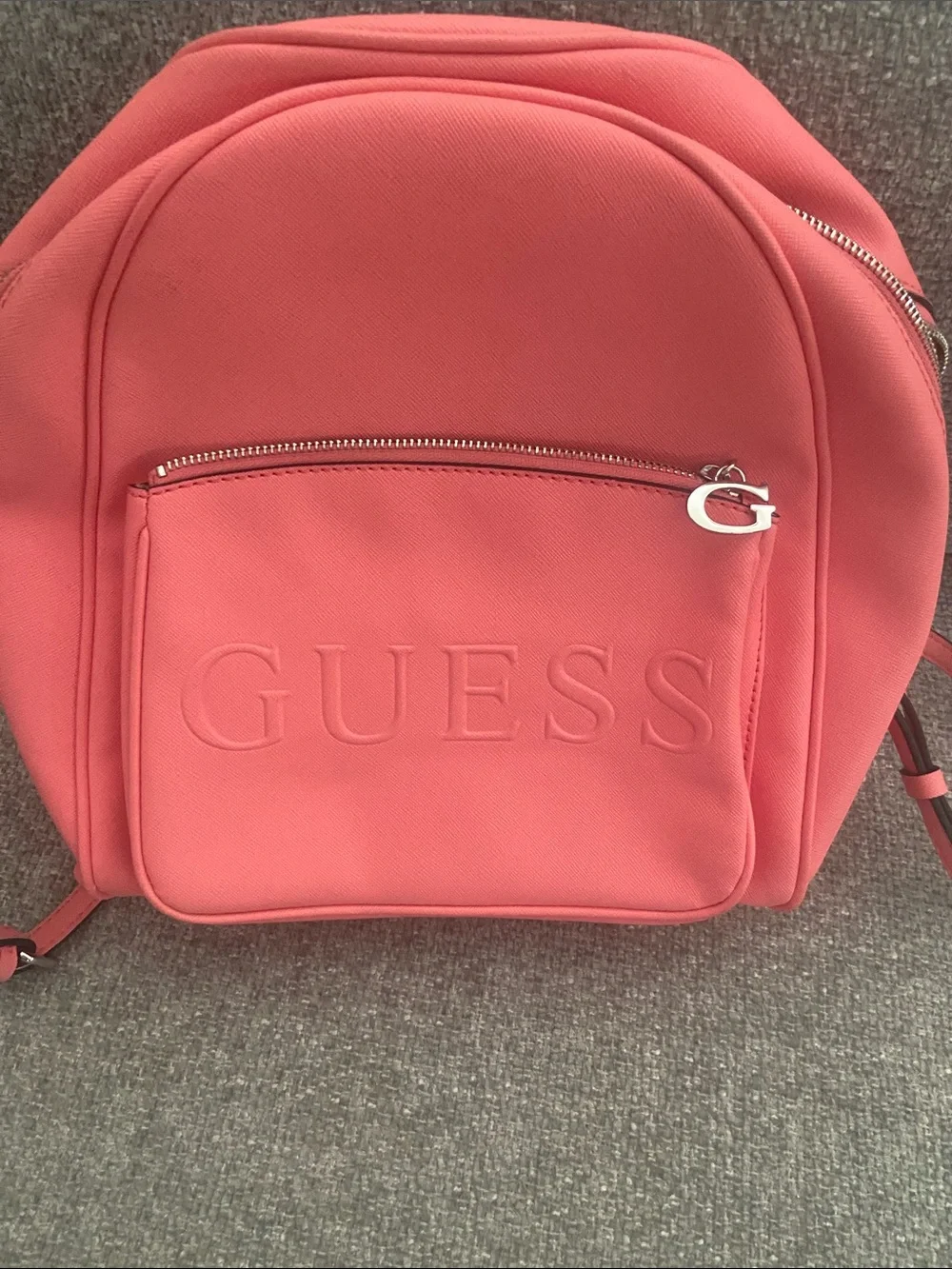 GUESS Coral-Orange Women's Mini Backpack